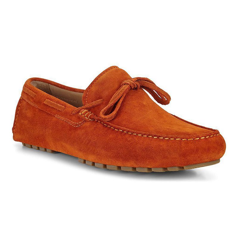 Men Casual Ecco Dynamic Moc 2.0 - Moccasins Orange - India XVPKTD789